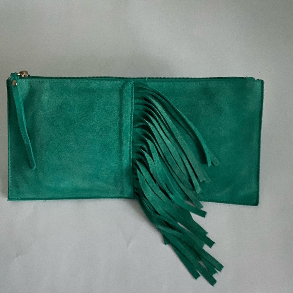xSOLDx Teal Boho Clutch Bag by Limited, mini purse - Picture 1 of 4